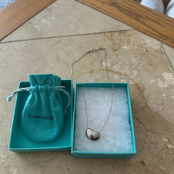 Tiffany & Co. Silver Bean Necklace - Picture 5 of 6